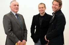 Prof. Dr. Werner Wiater mit Felix Senner und Thomas Sporer